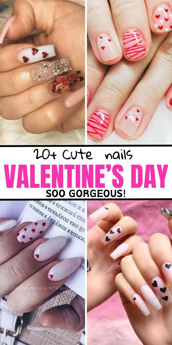 21 Cute Valentines Nails