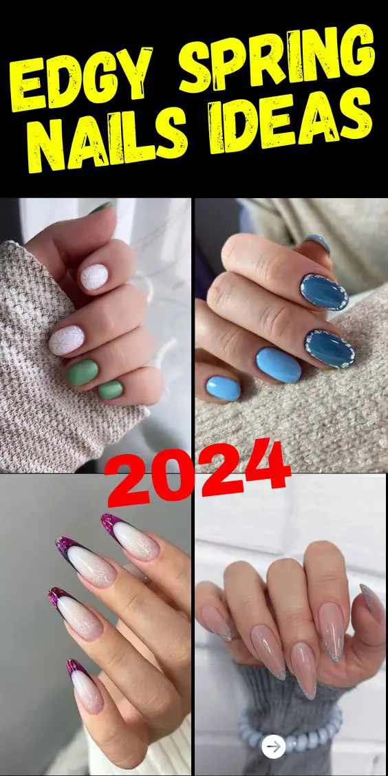 Edgy Spring Nails 2024