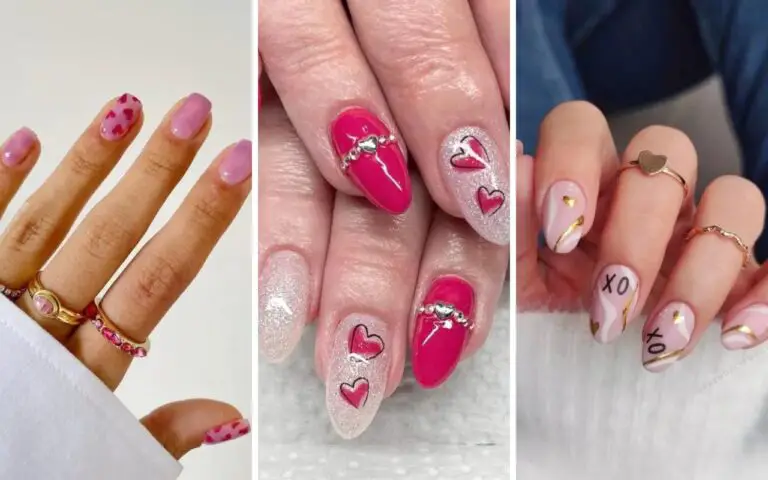 20+ Valentine’s Day Nail Designs for Short Nails