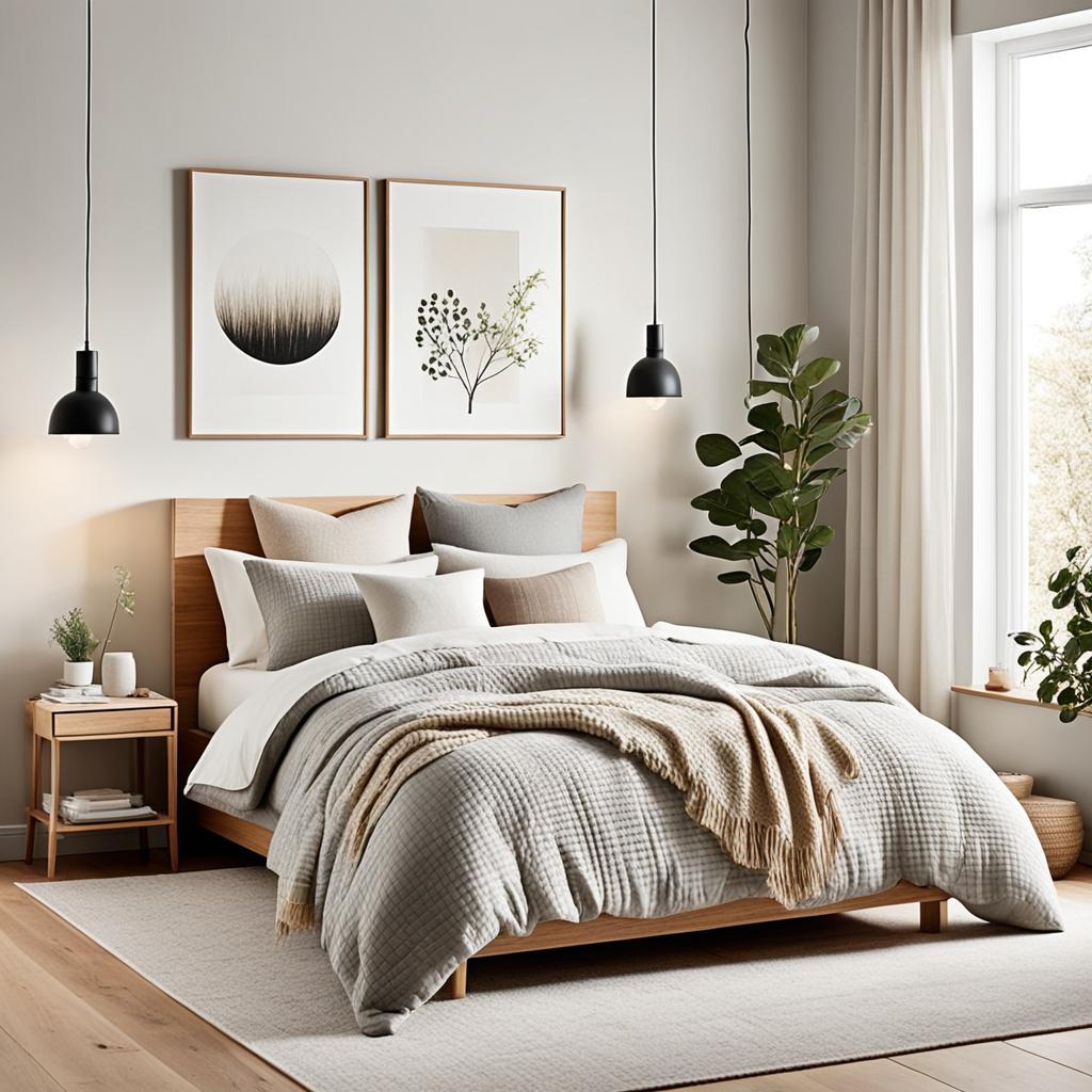 Scandinavian-inspired bedroom