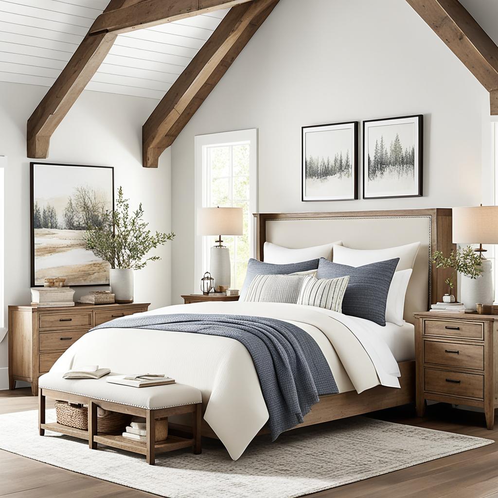 cozy farmhouse bedroom