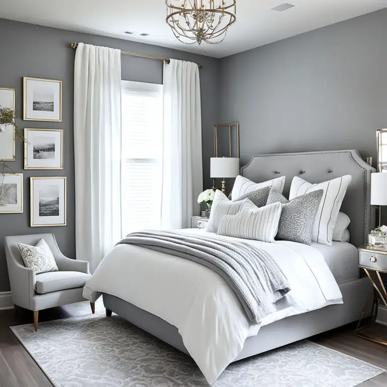 gray and white bedroom ideas