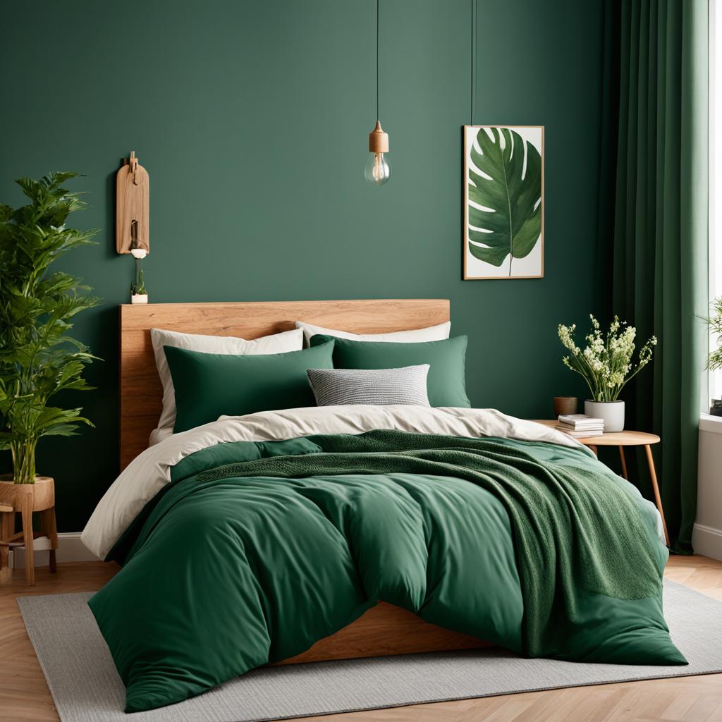 hunter green bedrooms