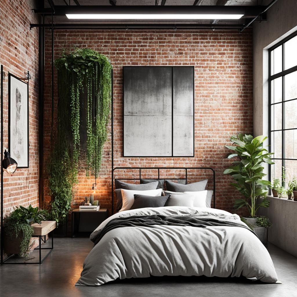 industrial bedroom design