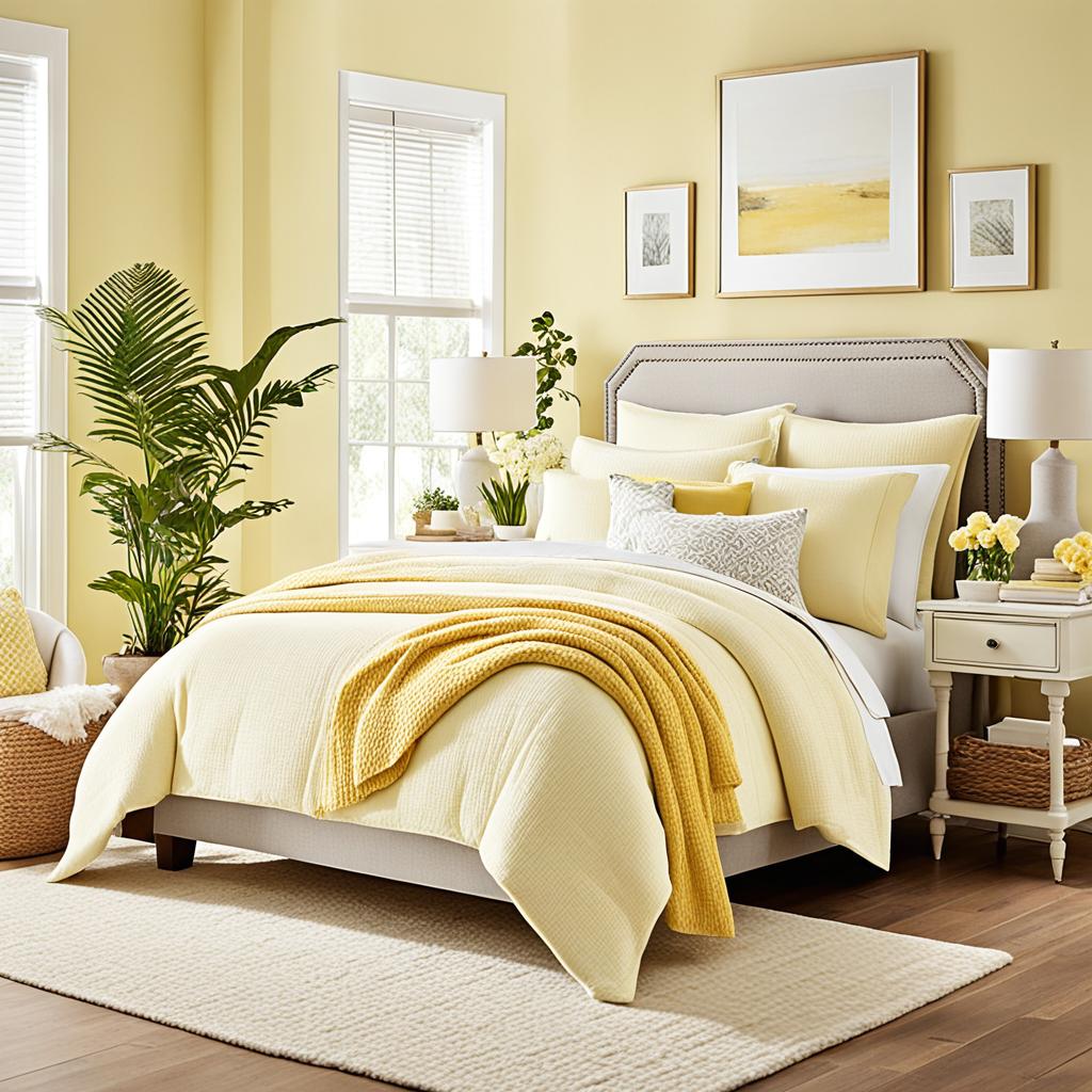 light yellow bedrooms