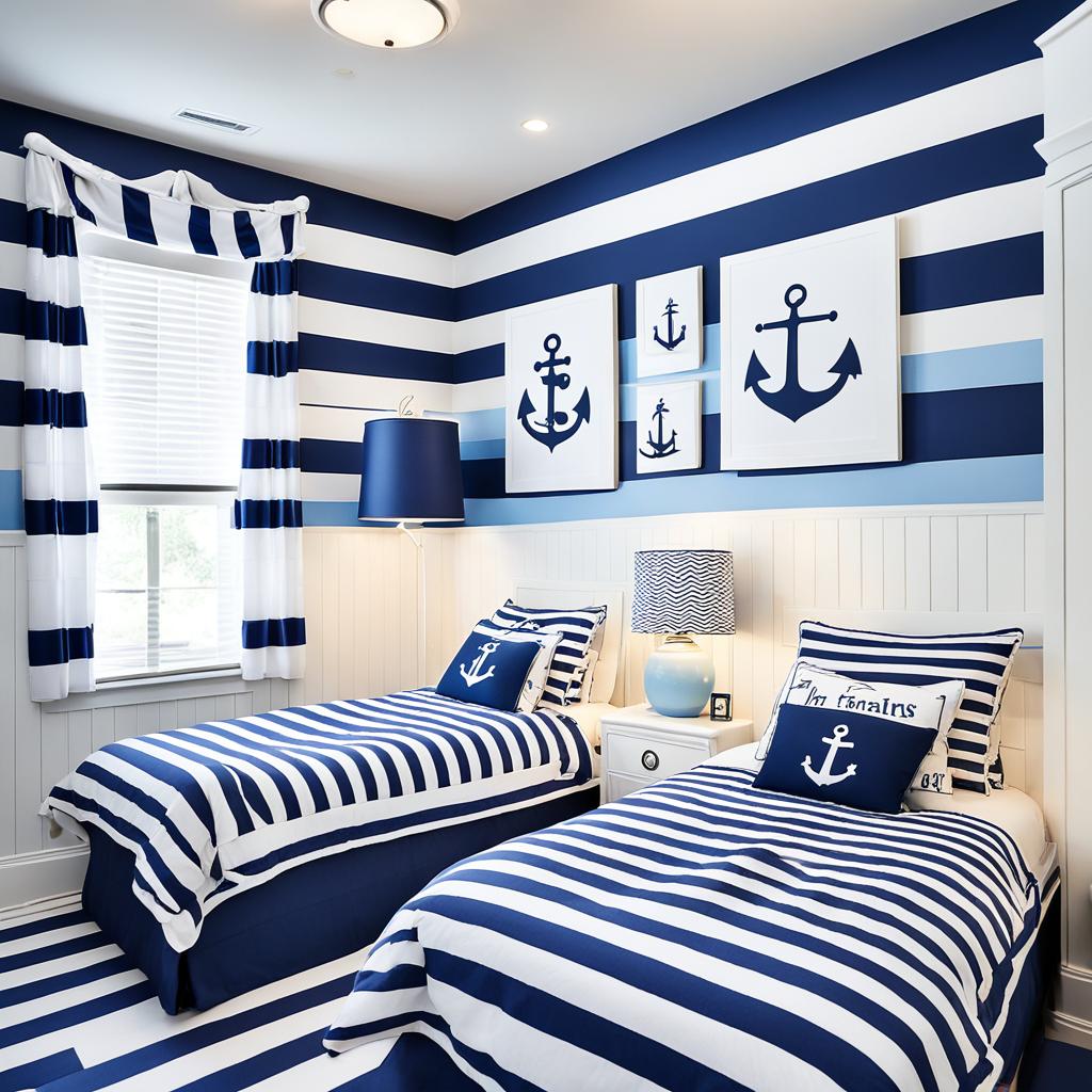 nautical bedroom theme