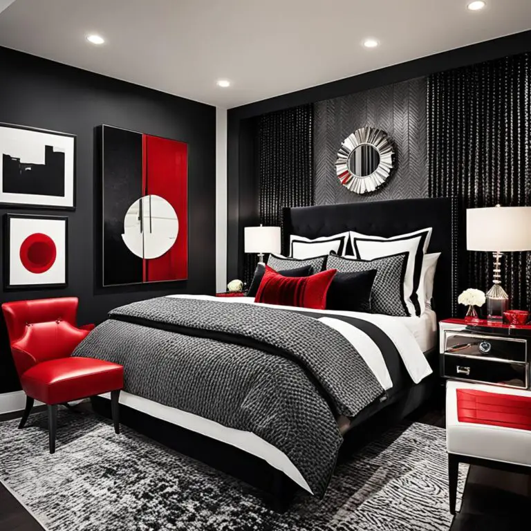 red and black bedroom ideas