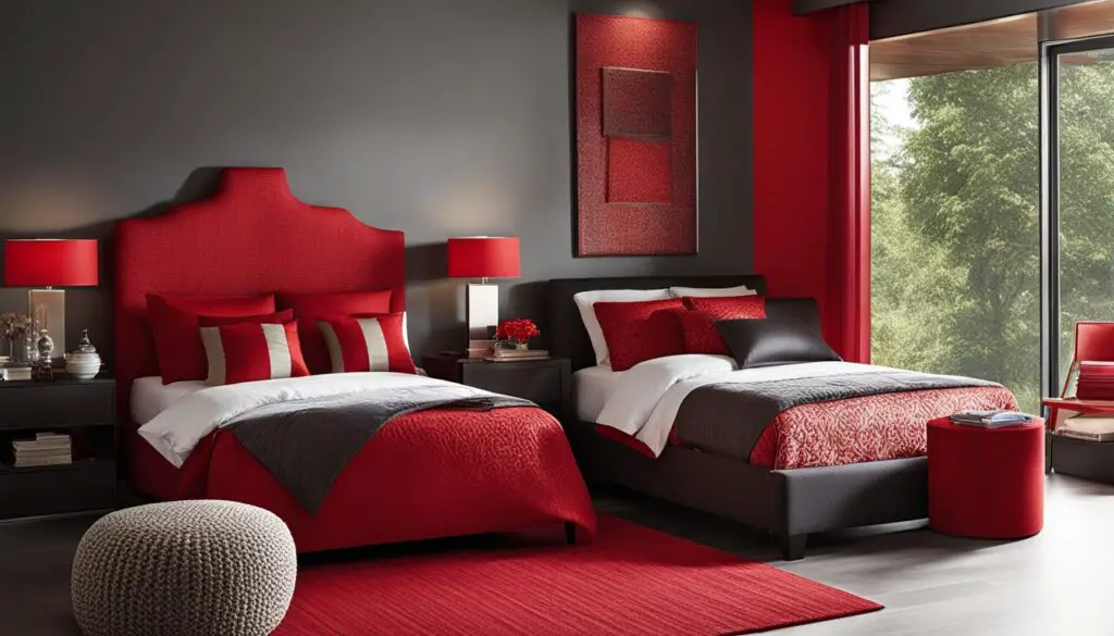 revitalizing spaces with red