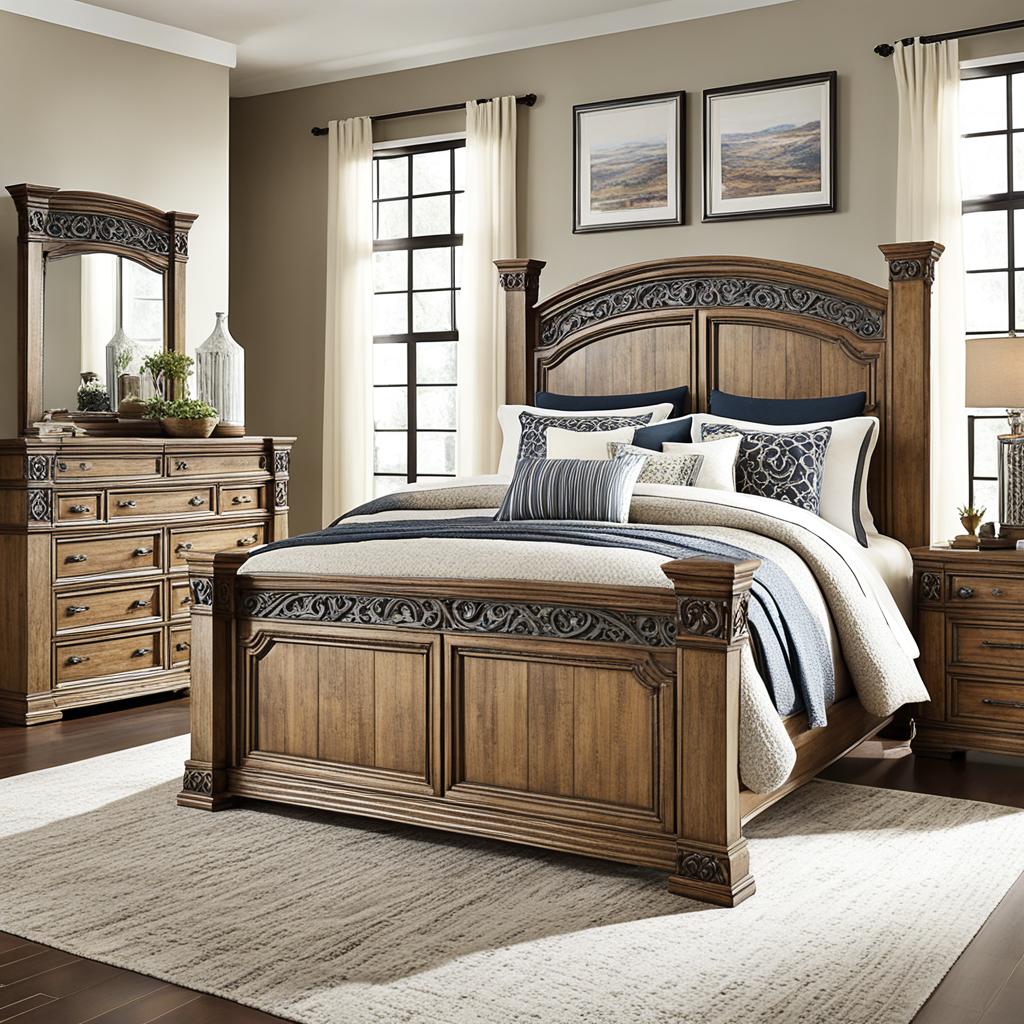 rustic king bedroom sets