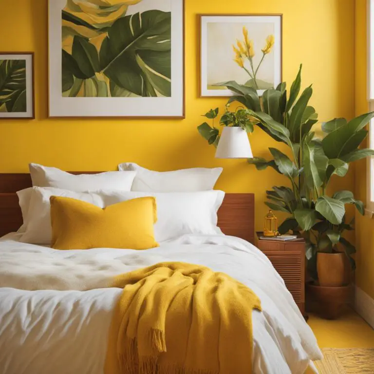 yellow bedroom ideas