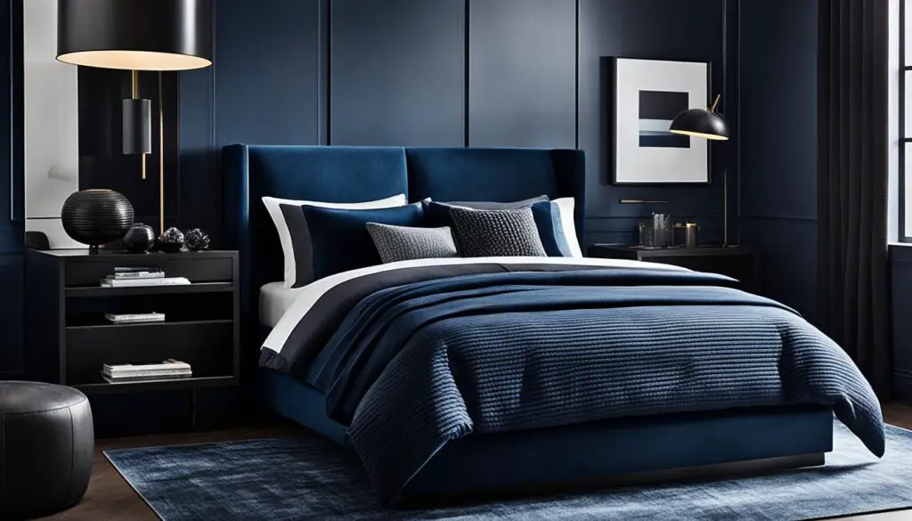 dark color scheme bedrooms