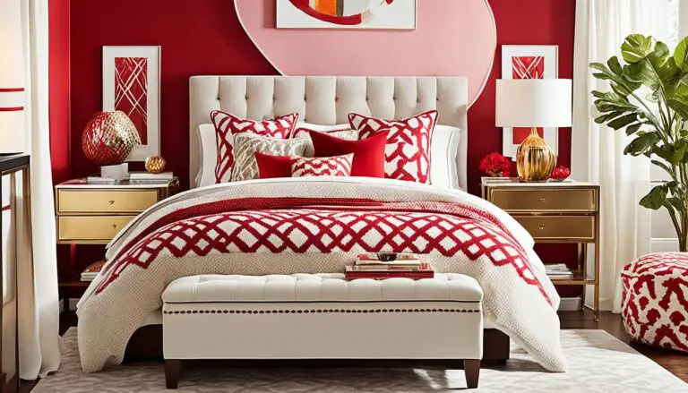 red bedroom ideas