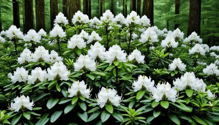 rhododendron cunningham white