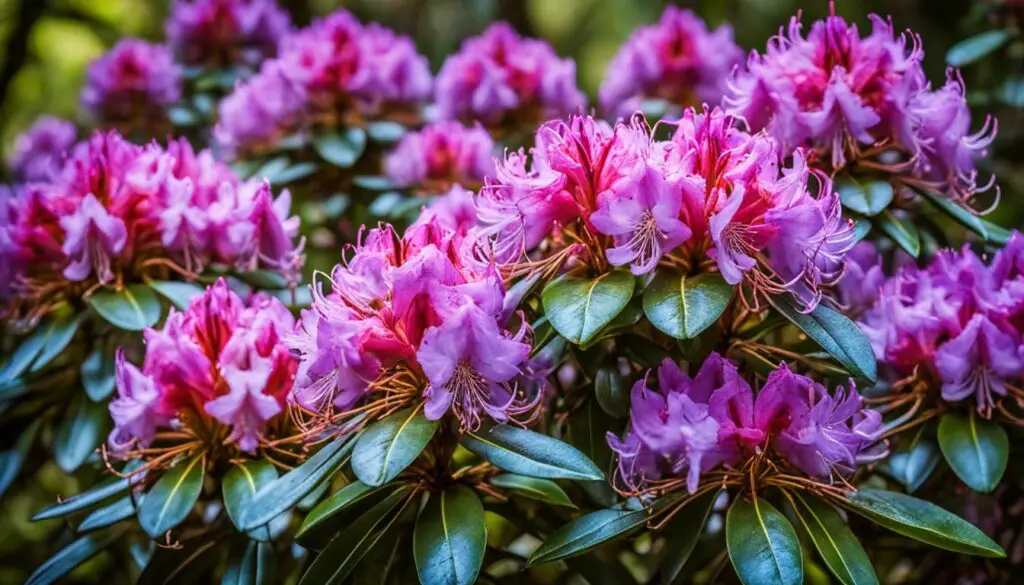 rhododendron dauricum blossoms