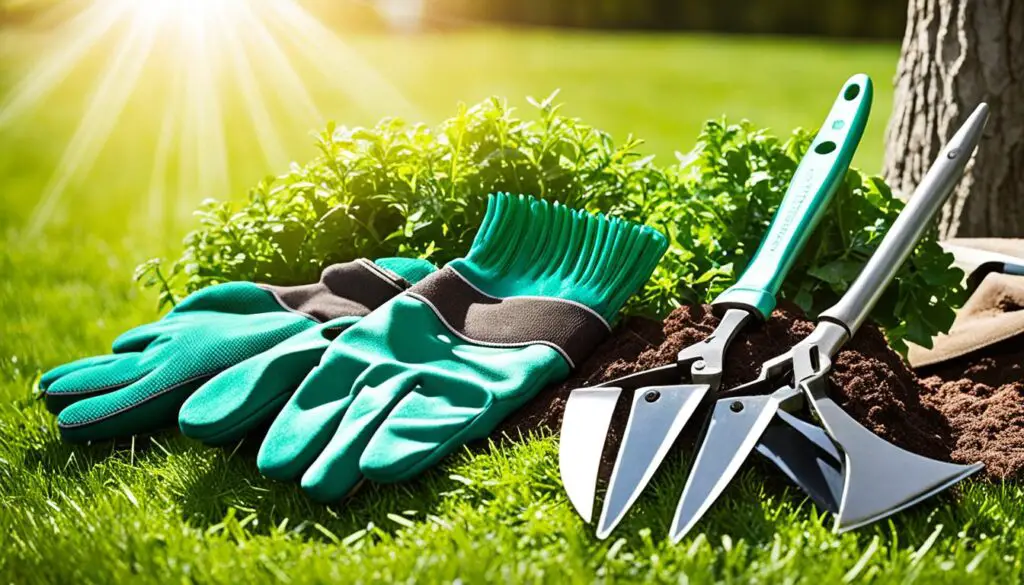 spring garden cleanup tools