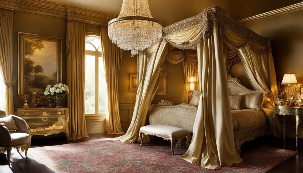 upscale bedroom interiors