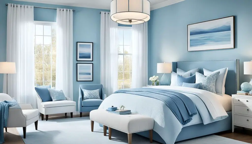 serene blue bedroom inspiration