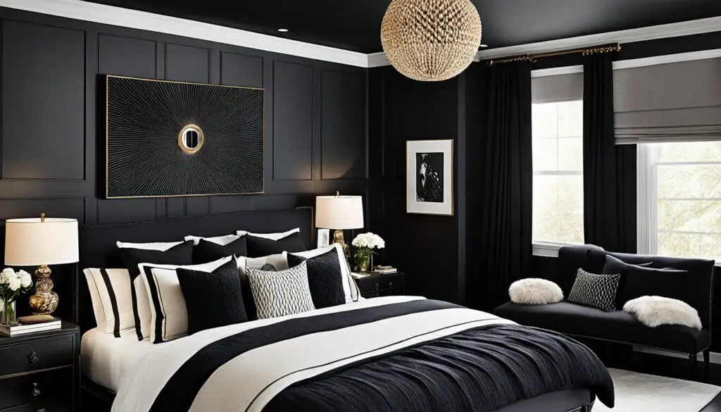 black bedroom ideas