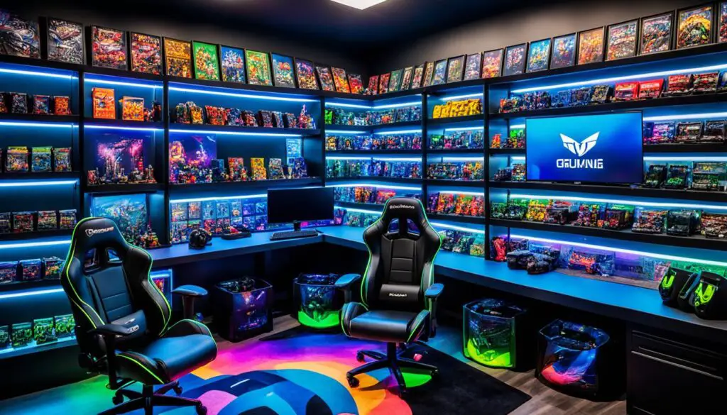 gaming room decor