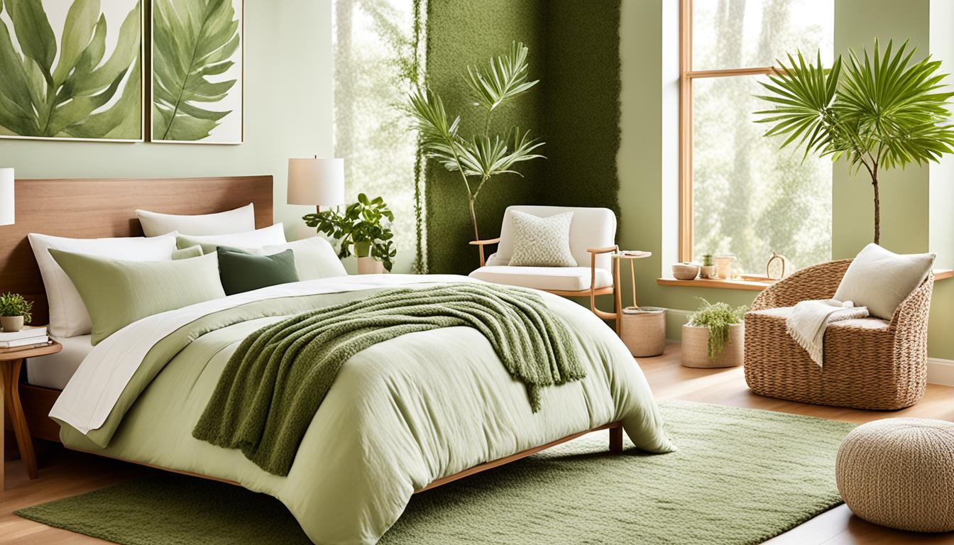 green bedroom ideas