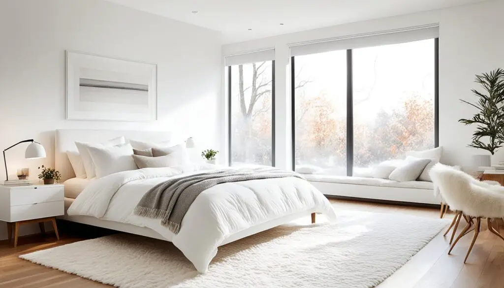 white bedroom color schemes