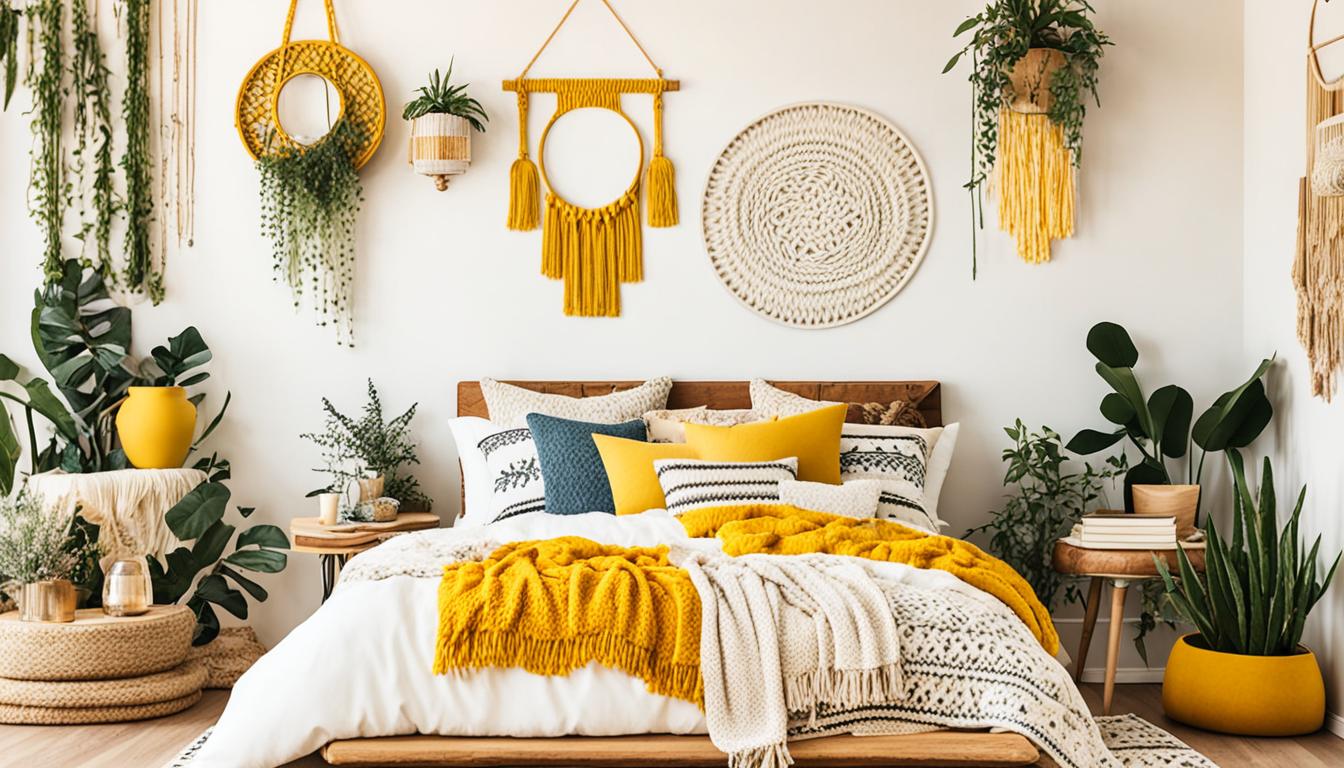 25 Yellow Boho Bedroom Ideas