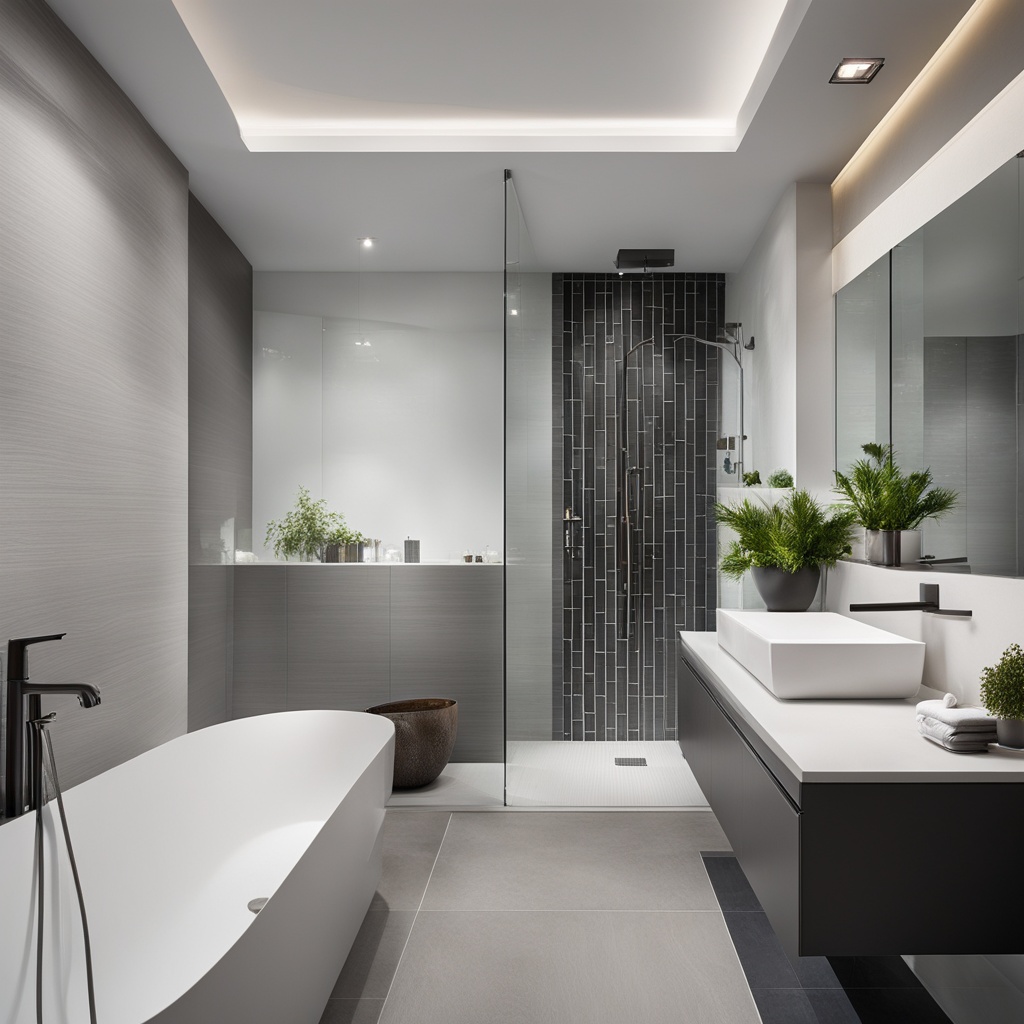 grey and white bathroom ideas