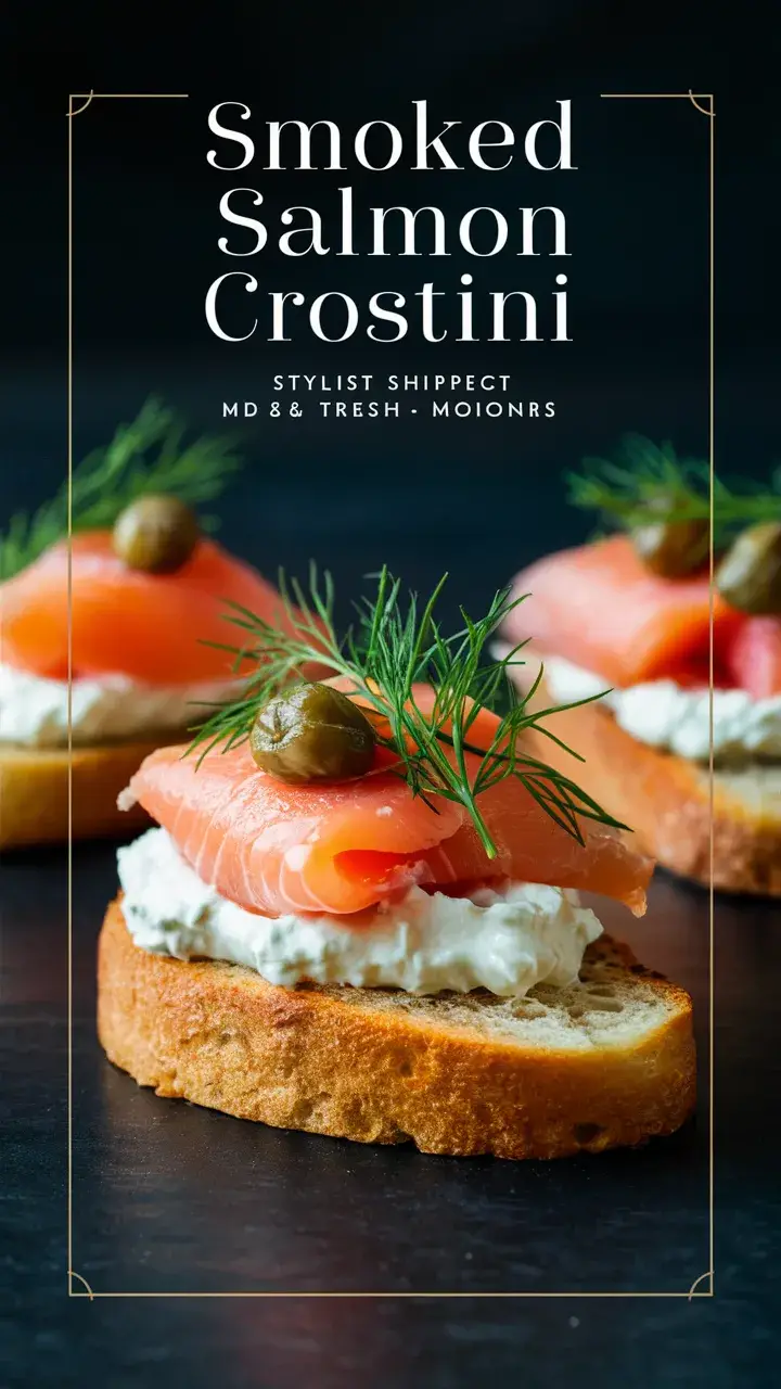 Delicious Smoked Salmon Crostini Recipe