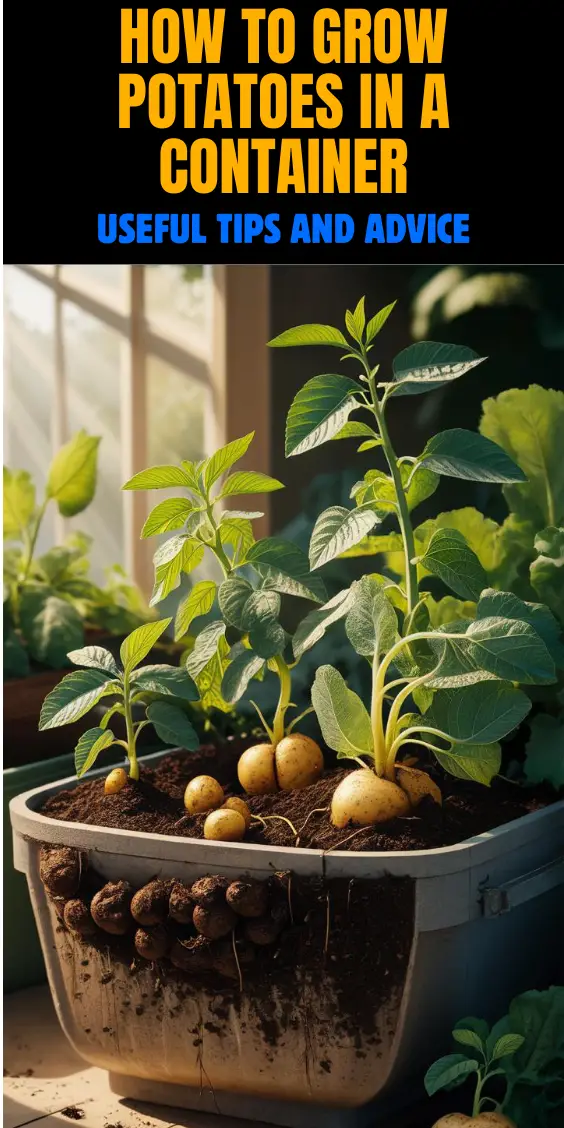 How to grow potatoes in a container