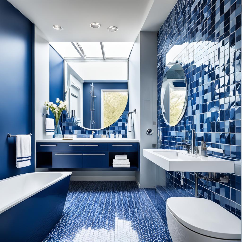 modern blue bathroom ideas