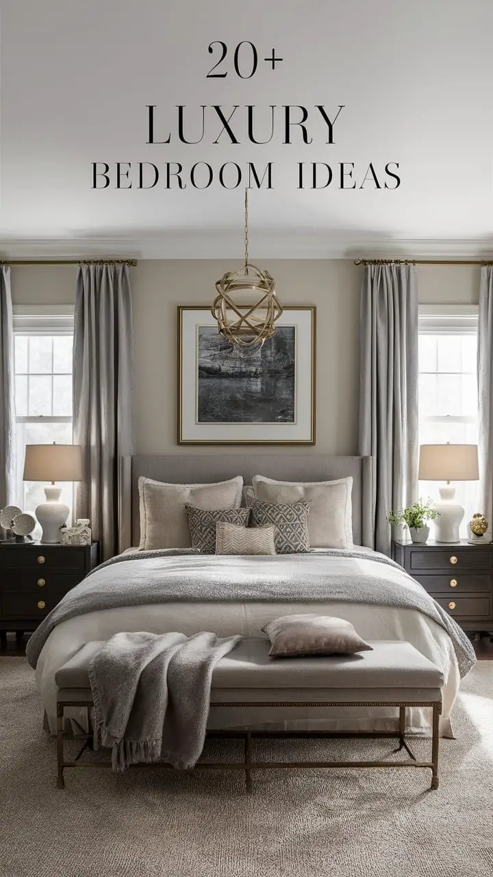 20+ Luxury Bedroom Ideas to Create Your Dream Sanctuary