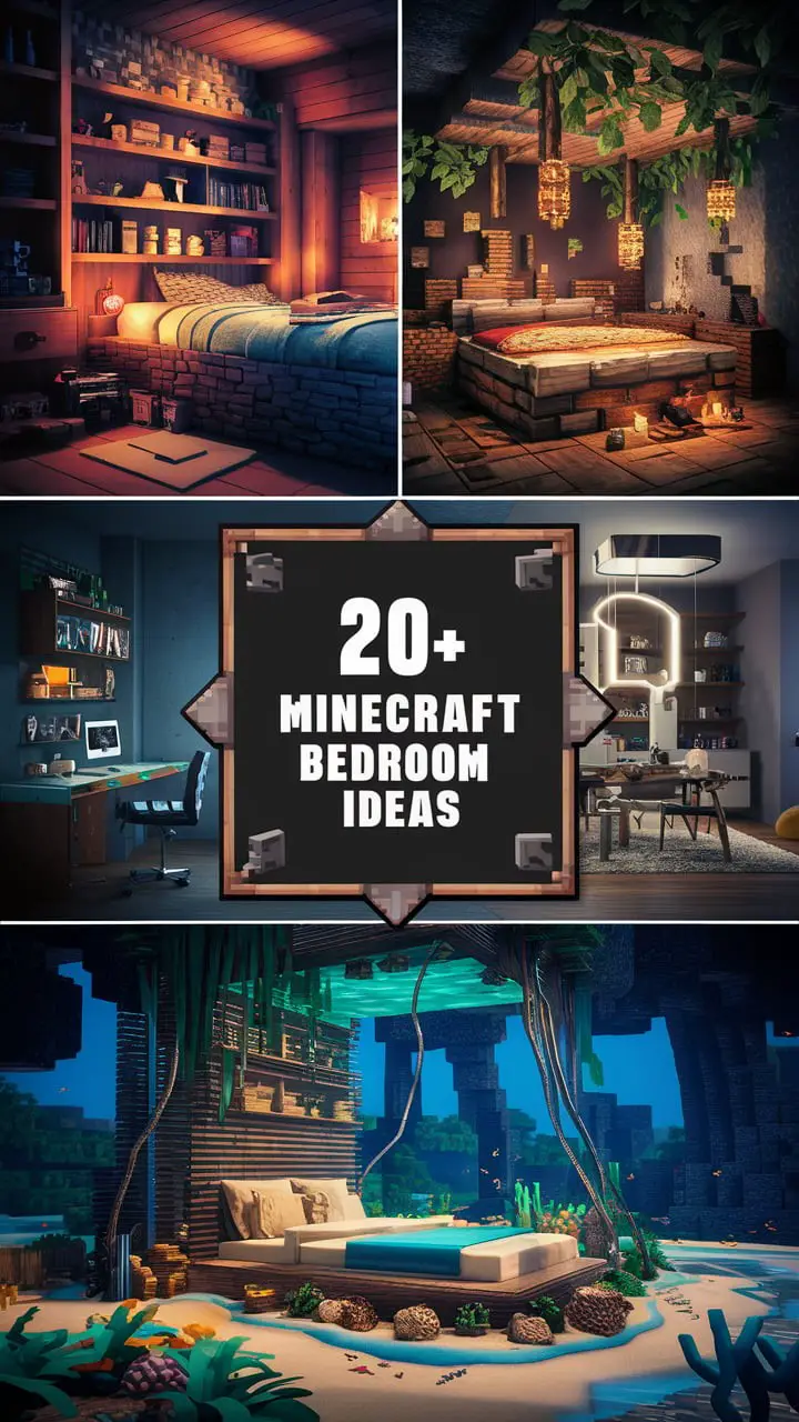 Top 20+ Minecraft Bedroom Ideas for the Ultimate Gamer’s Paradise