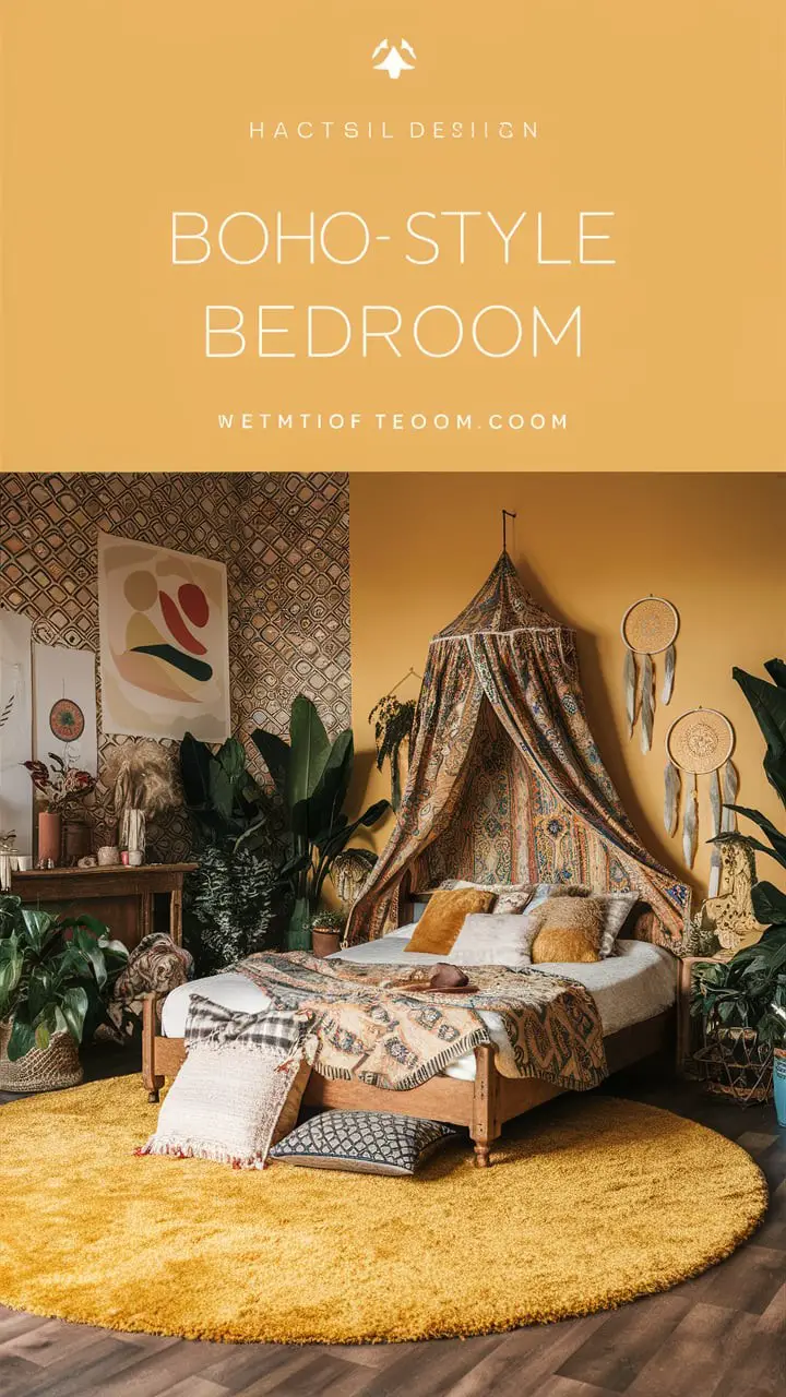 20+ Yellow Boho Bedroom Ideas to Create a Vibrant and Relaxing Space