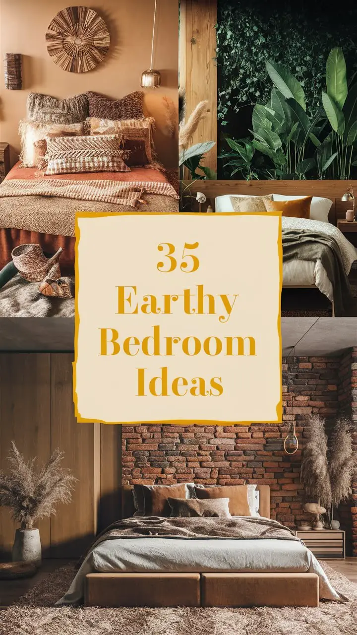 Embrace Nature: 30+ Earthy Bedroom Ideas for a Serene Retreat