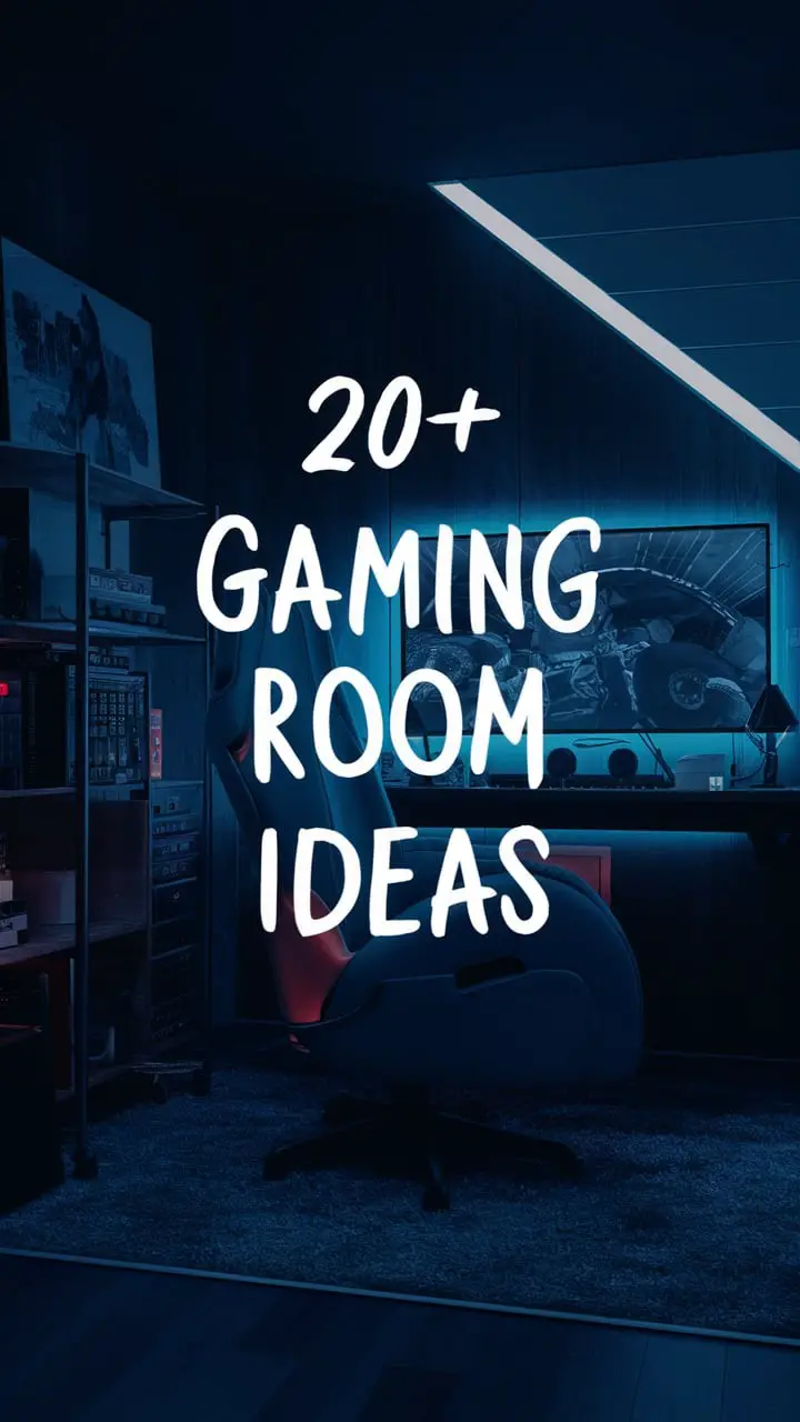 20+ Gaming Room Ideas to Create the Ultimate Gamer’s Paradise