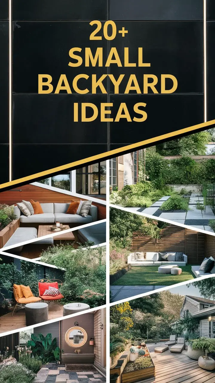 20+ Small Backyard Ideas to Transform Your Outdoor Space