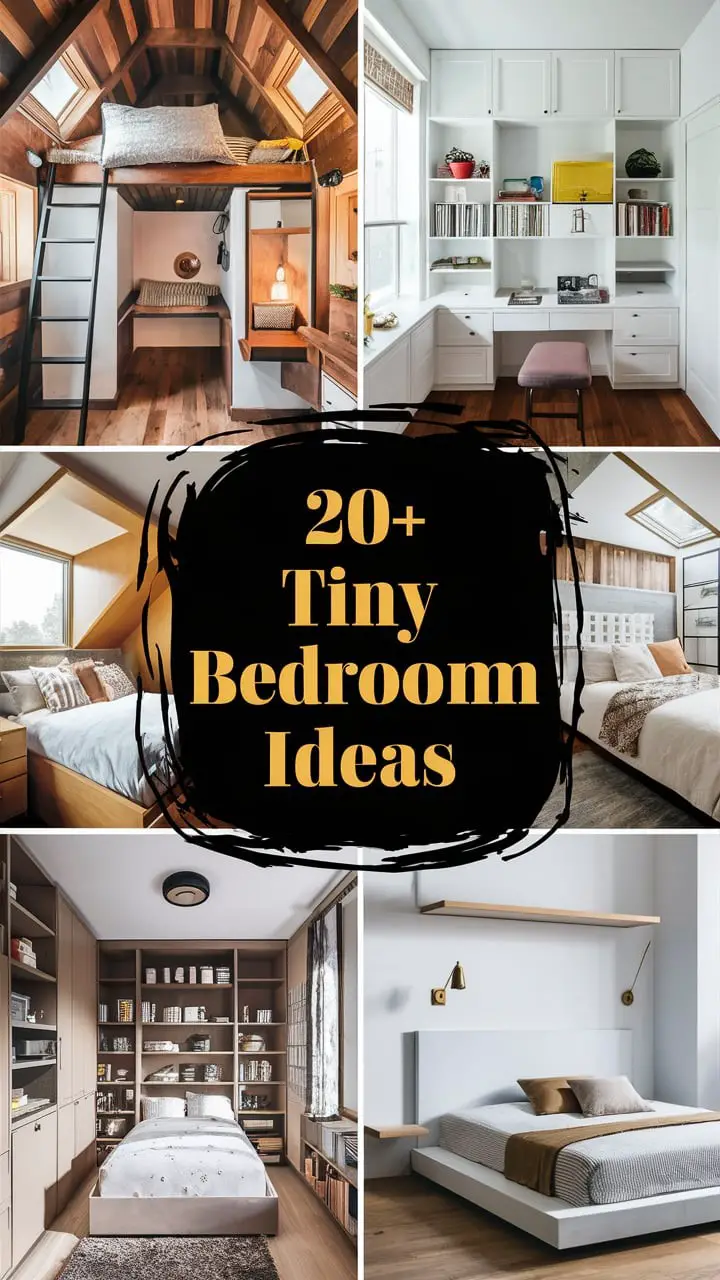 Maximizing Space: 20+ Brilliant Tiny Bedroom Ideas