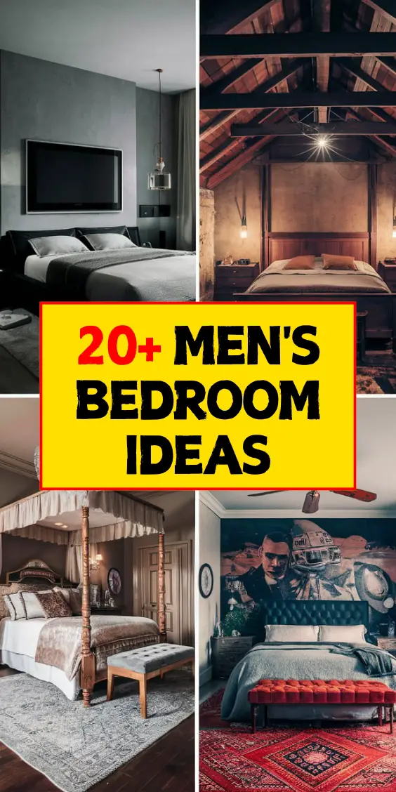 The Art of Designing a Stylish Men’s Bedroom: Five Unique Approaches