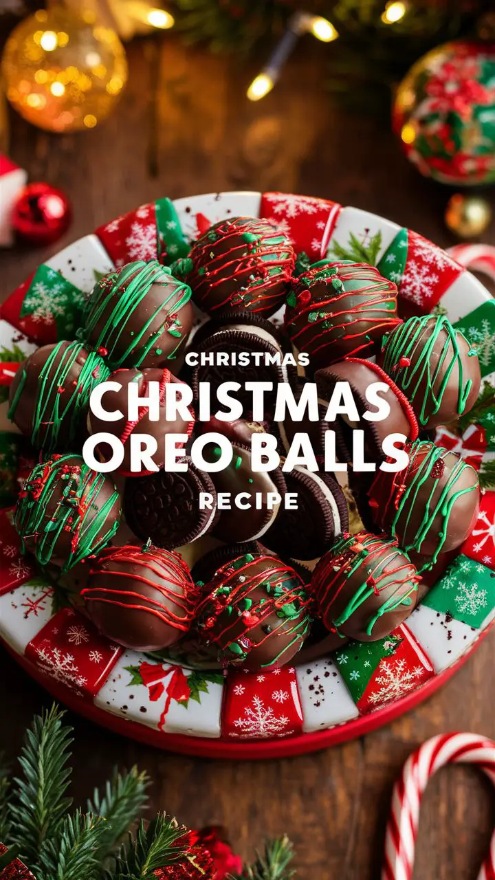 Festive Christmas Oreo Balls Recipe