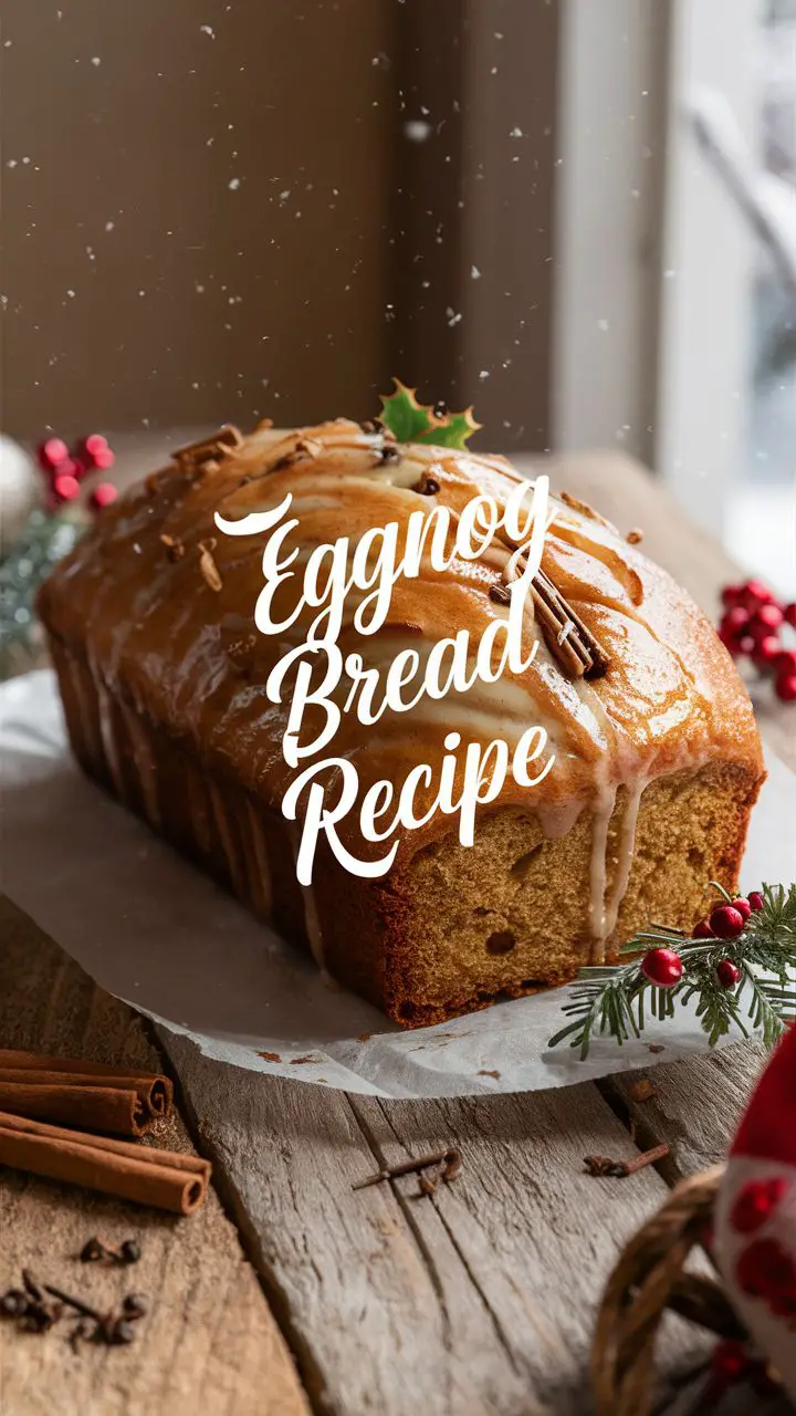 Festive Eggnog Bread Recipe