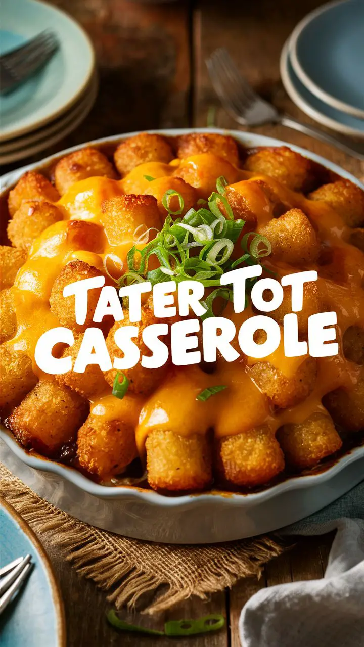 Cheesy Tater Tot Casserole Recipe