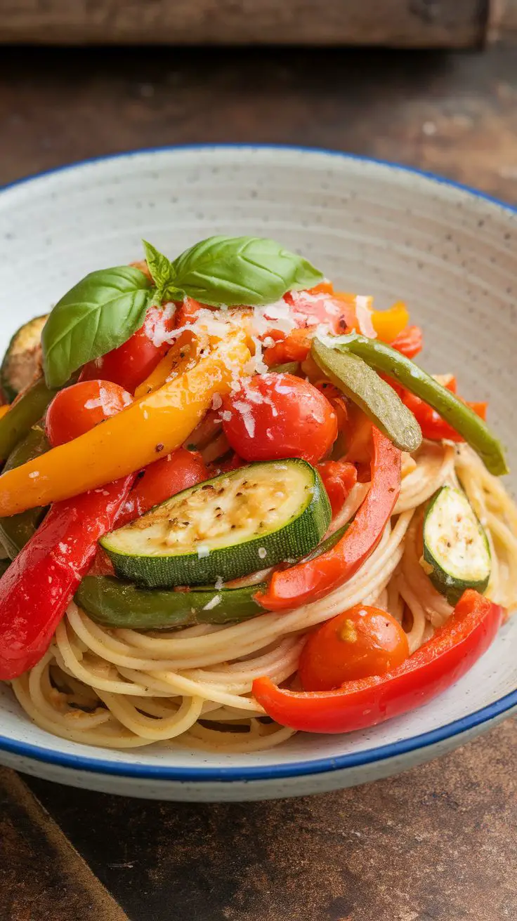 Vibrant Pasta Primavera with Seasonal Vegetables